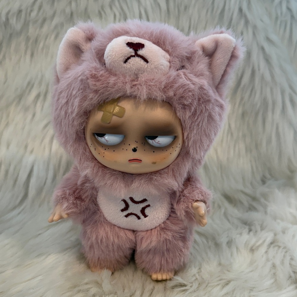 Grumpipi Sleepless Plush Series Confirmed Blind Pink Action Figure Toys Genuine